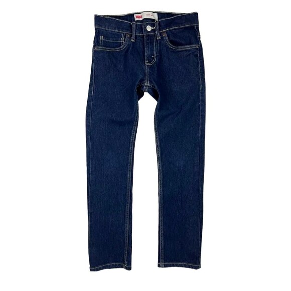 LEVI'S 511 Slim Jeans  Boys Size 10 reg  Dark Stretch Denim - Picture 1 of 9